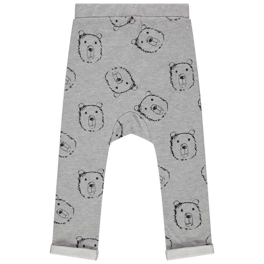 Pantalon de jogging en molleton imprimé ours 