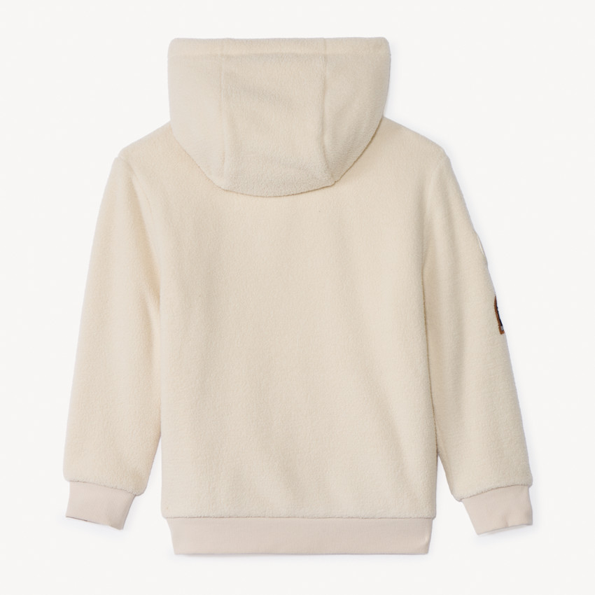 Sudadera con capucha de sherpa niño 