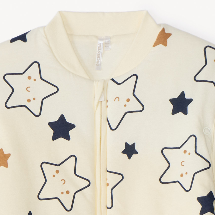 Surpyjama imprimé à manches amovibles pour bébé garçon 