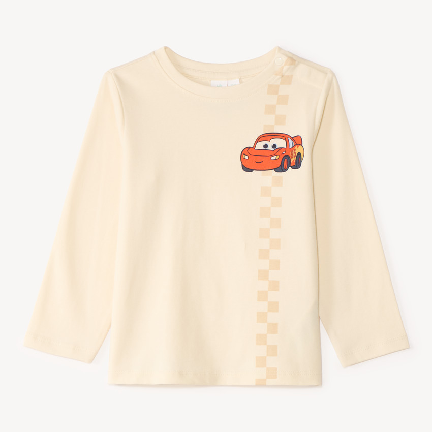 Camiseta de manga larga bebé Flash McQueen Cars Disney 
