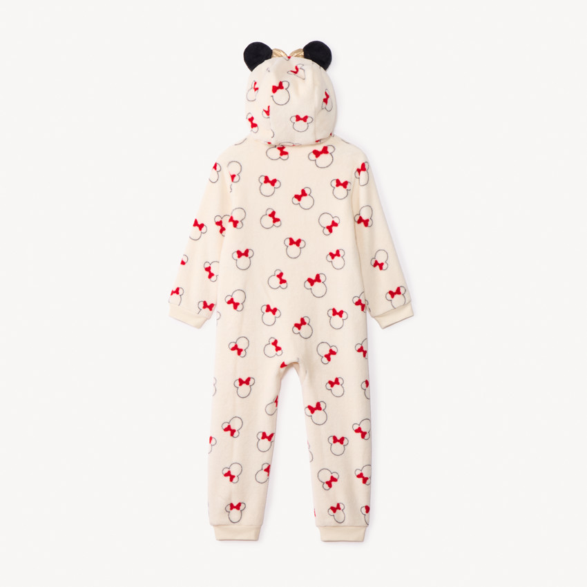 Pelele divertido Minnie Disney en sherpa para niña 