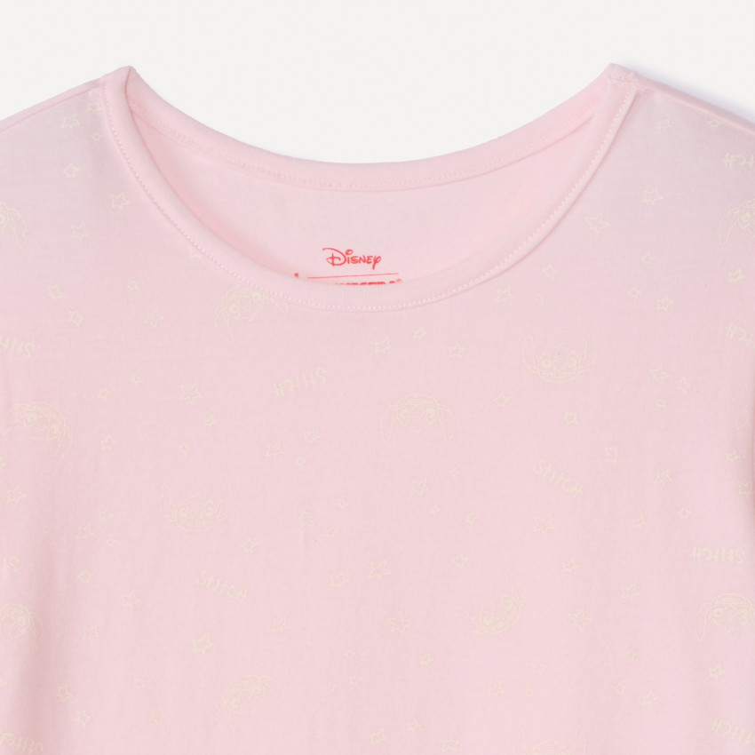 Pack 2 camisetas interiores Stitch Disney para niña 