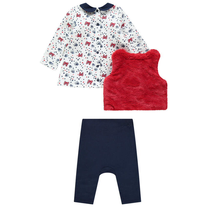 Ensemble 3 pièces à  pois et motifs Minnie Disney 