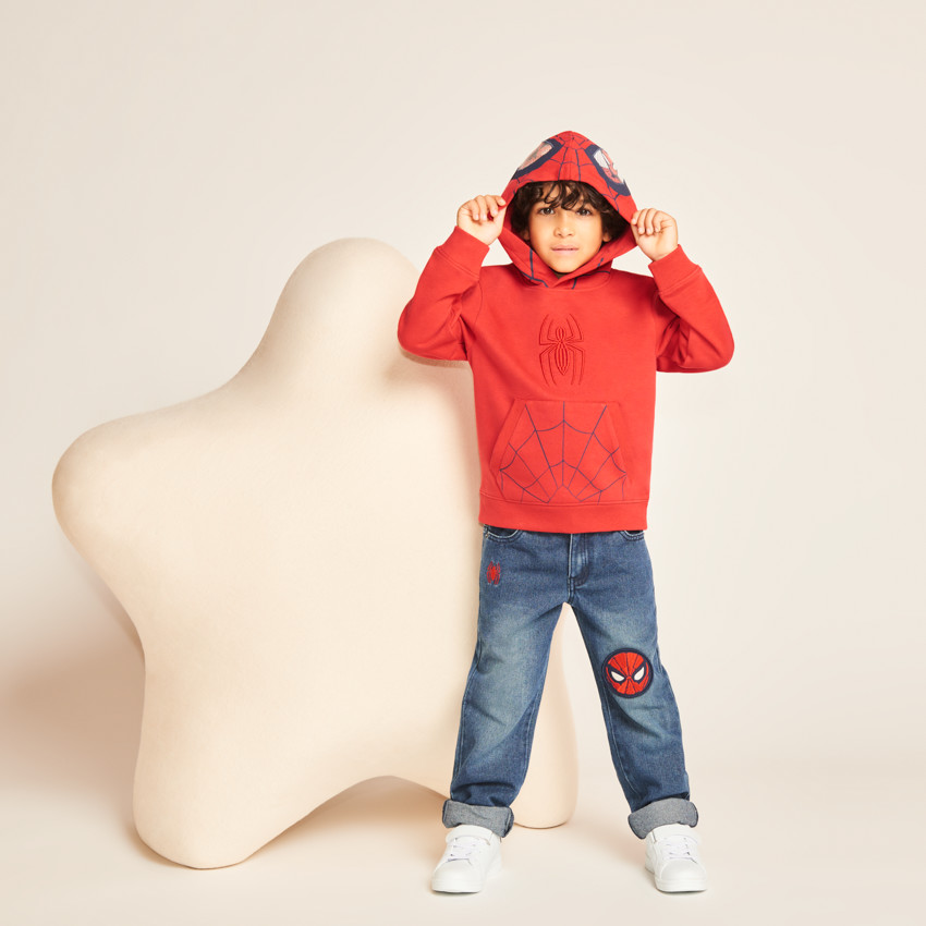 Sudadera de felpa divertida de Spider-Man Marvel para niño 