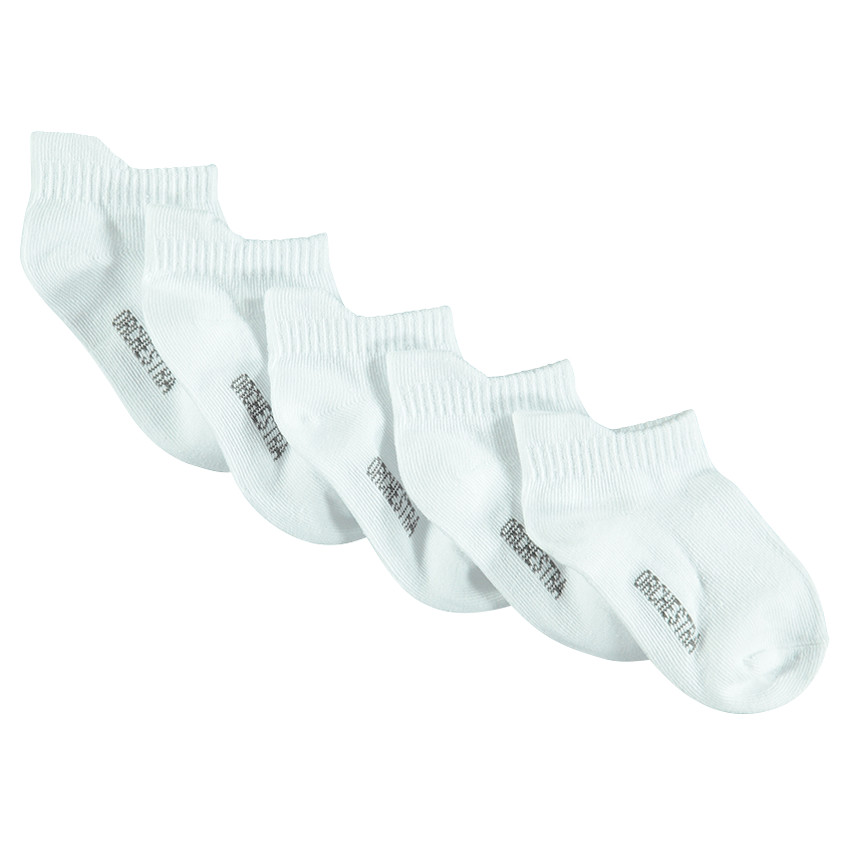Pack de 5 pares de calcetines cortos lisos.  Additional Pack de 5 pares de calcetines cortos lisos.