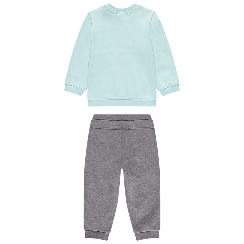 Conjunto de chándal de felpa estampado para bebé niño 