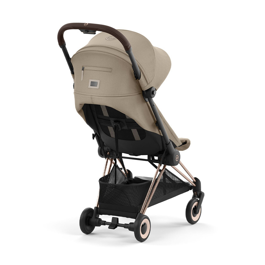Poussette ultra-compacte Coya rosegold/cozy beige 