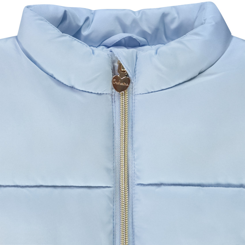 Chaleco acolchado efecto satinado para niña 