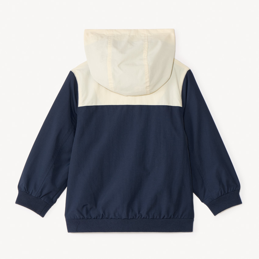 Cortavientos con capucha impermeable de ripstop para bebé niño. 