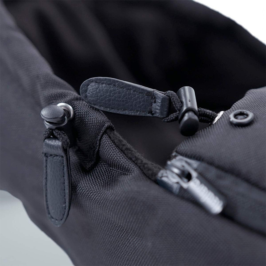 Saco para silla de paseo cubrepiés polar negro 