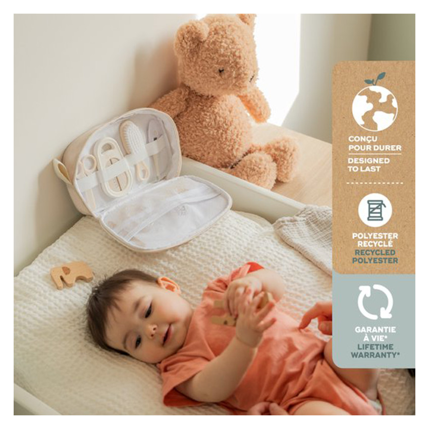 Neceser bebé 9 accesorios arena 