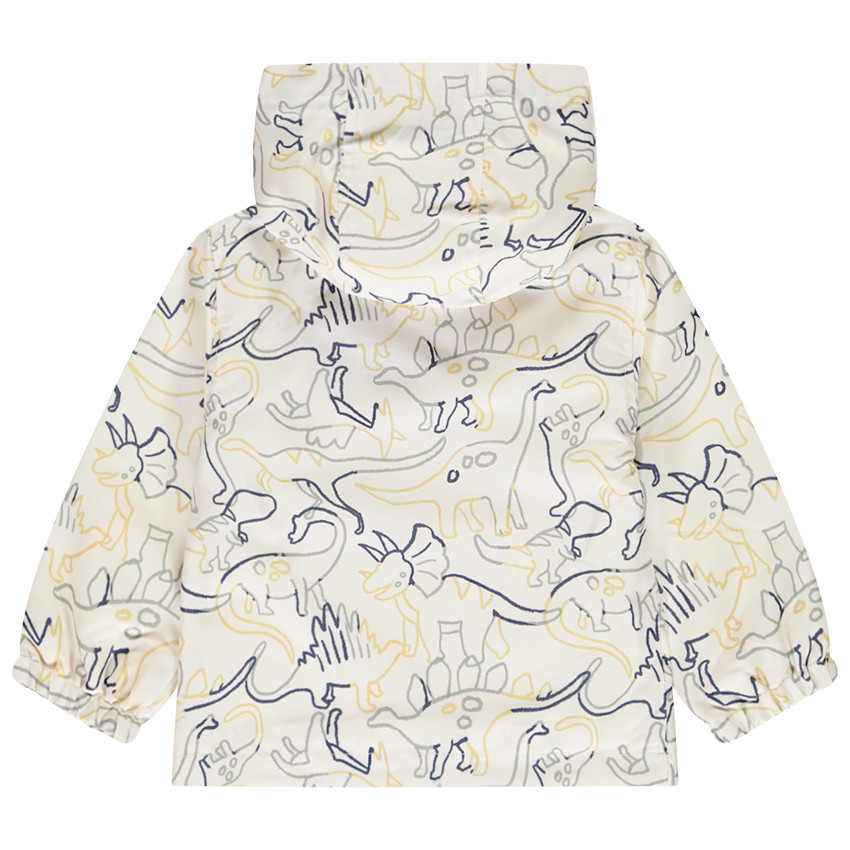 Chaqueta cortavientos estampada de dinosaurios para bebé niño 