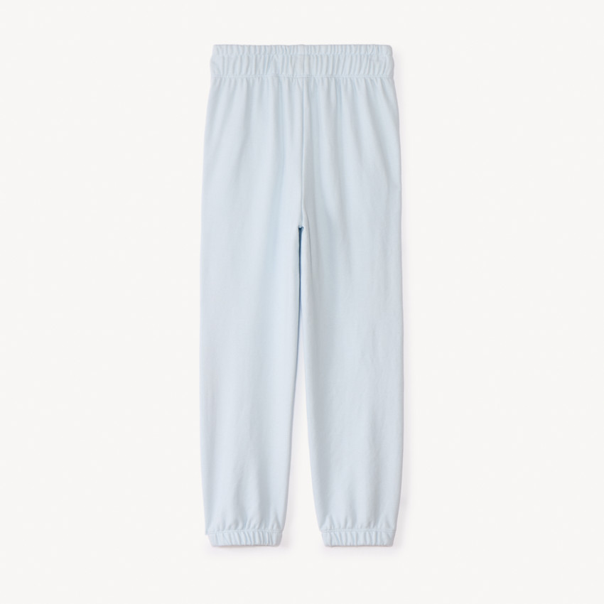 Sudadera holgada de felpa con efecto de bloques de color para niña 