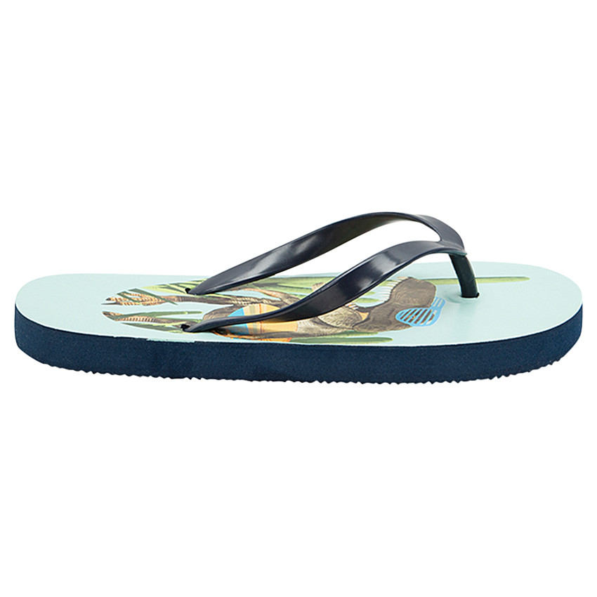 Chanclas con dinosaurio estampado y tira 