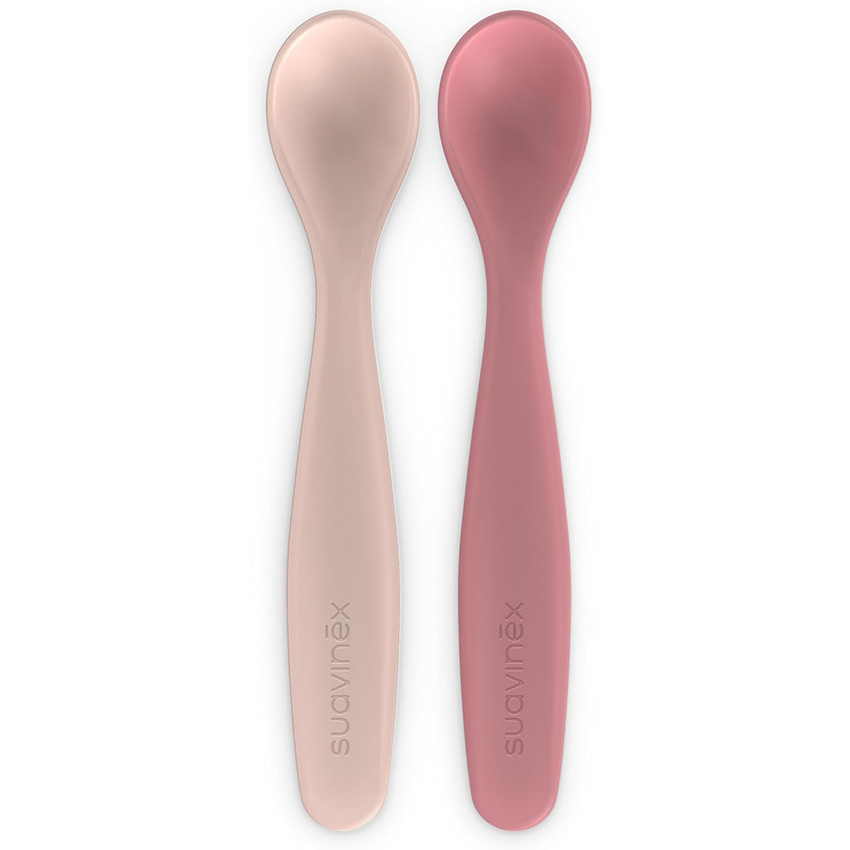 Pack de 2 cucharas para bebé 6M+ Rosa 