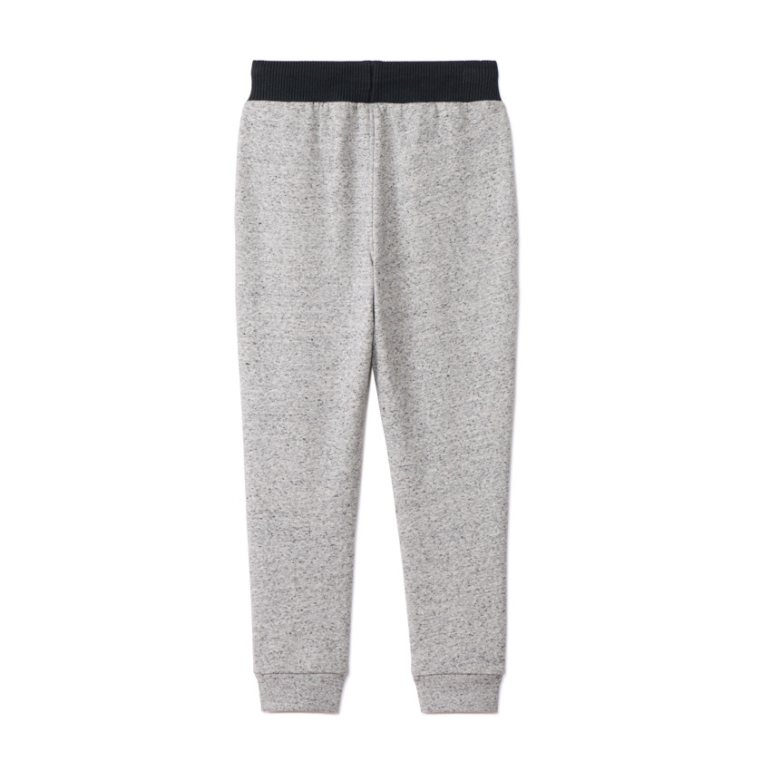Pantalón jogging de felpa con efecto neps para niño 
