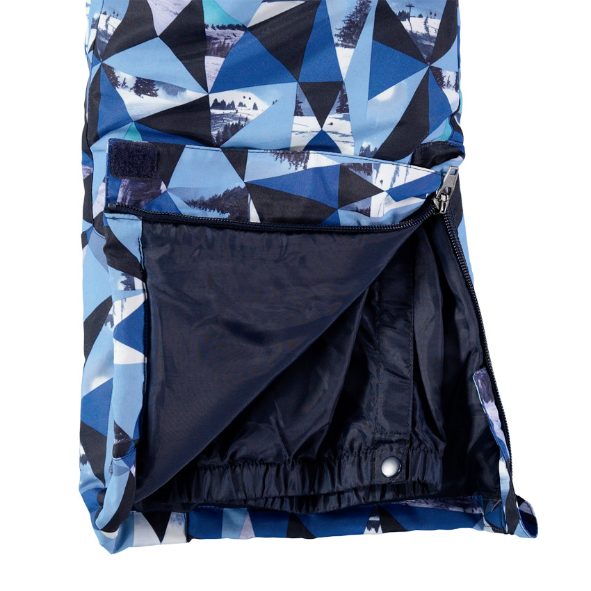Júnior - Pantalón de esquí con estampado all over con tirantes desmontables 