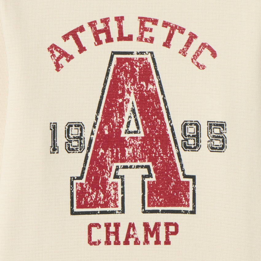 T-shirt manches longues printé pour garçon 