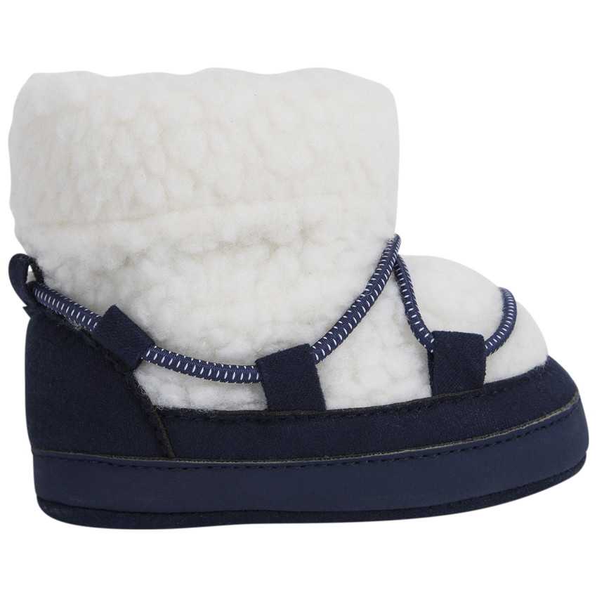 Botas de estilo après-ski de borreguito para bebé niño 