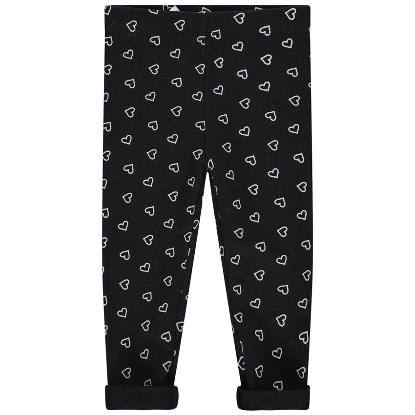 Leggings de punto con corazones estampados all over  Additional Leggings de punto con corazones estampados all over