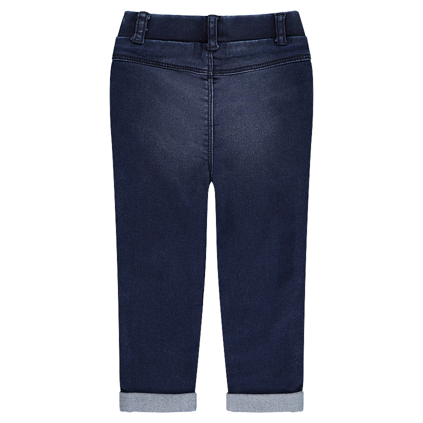 Jegging de efecto desgastado con remaches de fantasía  Additional Jegging de efecto desgastado con remaches de fantasía