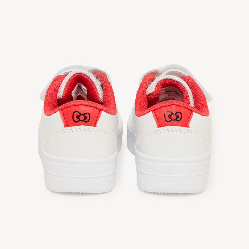 Zapatillas de velcro y cordones elásticos Hello Kitty para niña. 