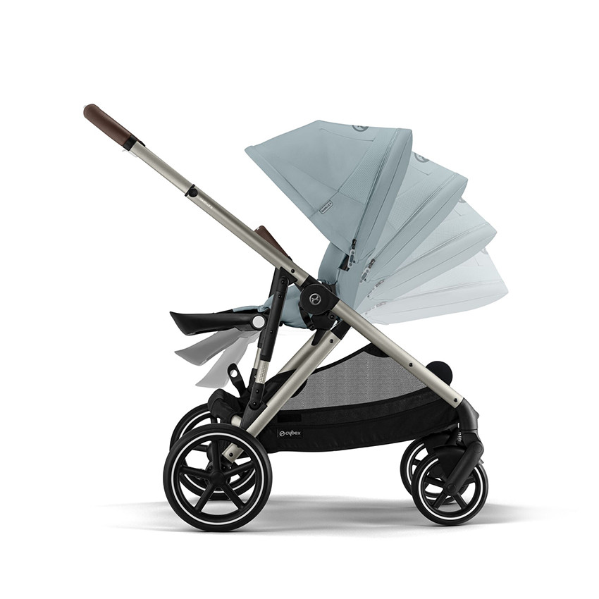 Silla de paseo con cesta Gazelle S Taupe/Stormy blue  Additional Silla de paseo con cesta Gazelle S Taupe/Stormy blue