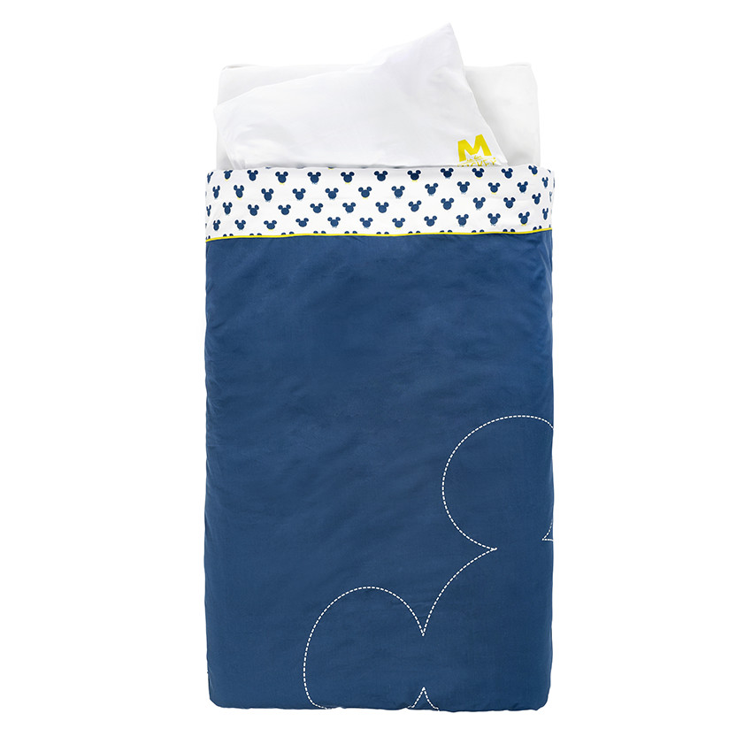 Juego de funda nórdica + funda de almohada Disney con motivo de Mickey - 140 x 100 cm 