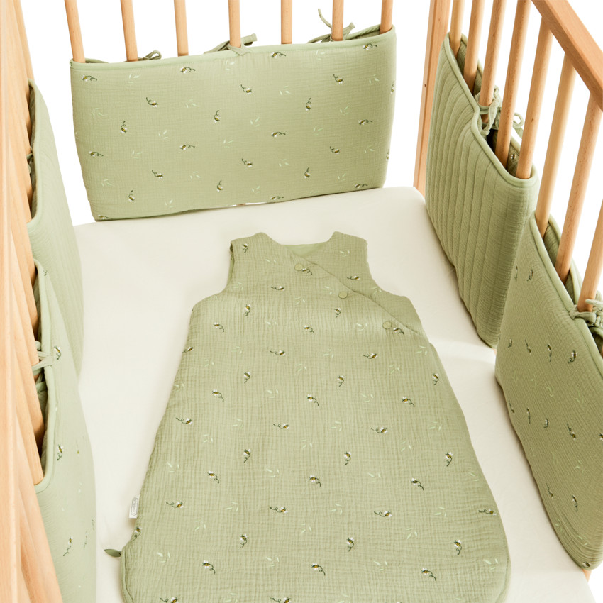 Lote de 5 protectores de barrotes modulares Promenade Bucolique verde 