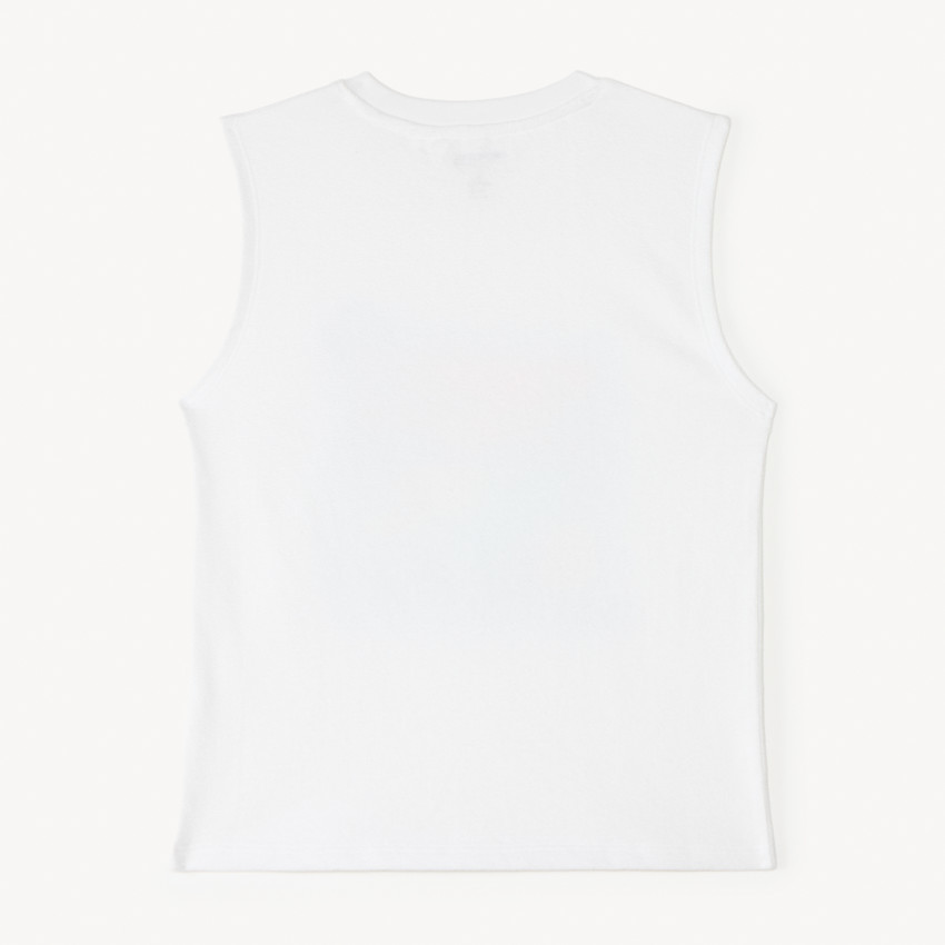 Camiseta sin mangas con estampado de sello niño 