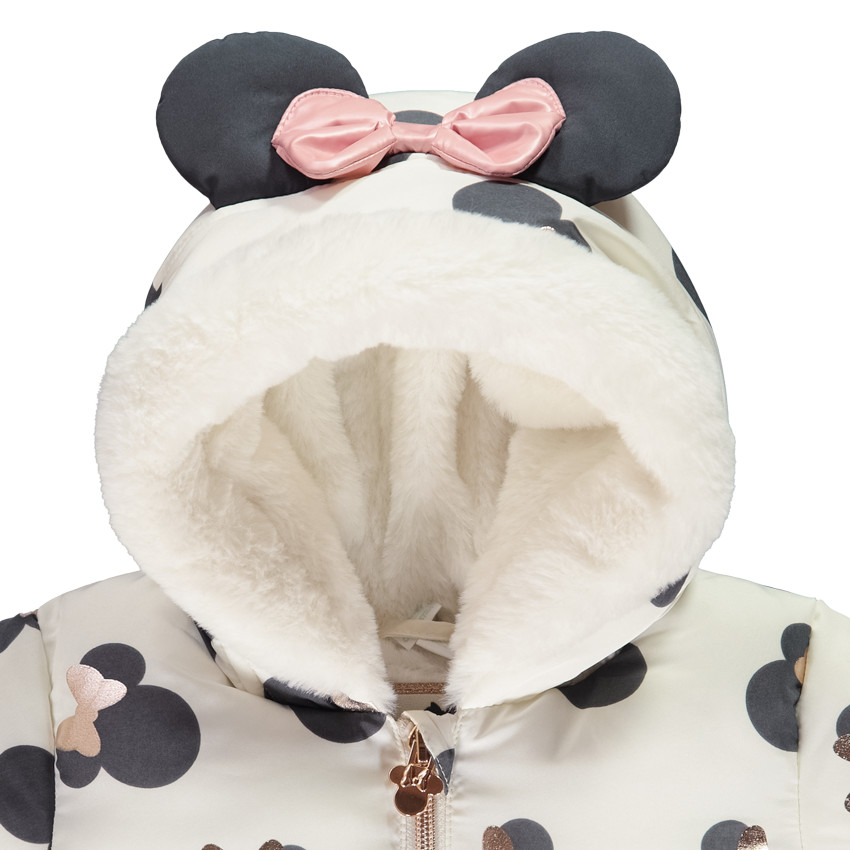 Chaleco acolchado Minnie Disney para bebé niña con forro de sherpa 