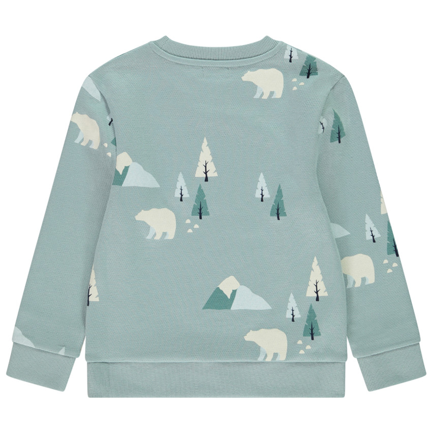 Sudadera de felpa con estampado niño 