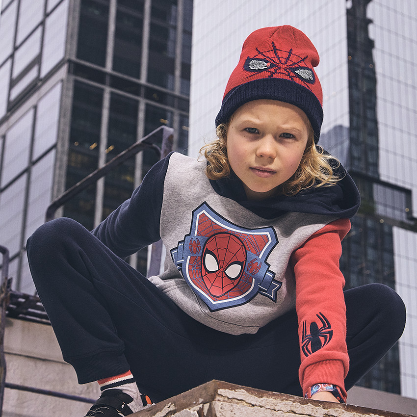 Gorro Spider-Man Marvel con lentejuelas mágicas para niño 