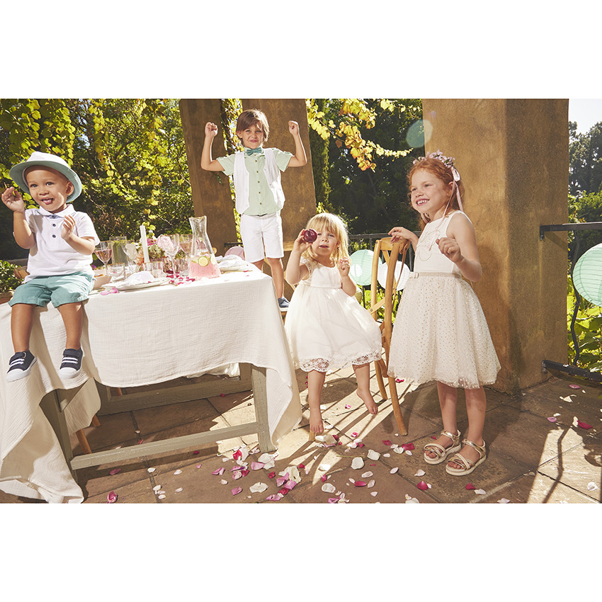 Sombrero bicolor - "My Palm Garden" 