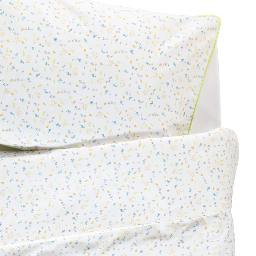 Juego de cama para niño con funda nórdica y funda de almohada Poetic nature 