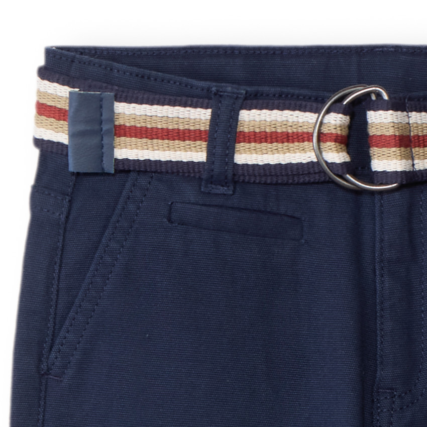 Pantalon avec ceinture à double boucle pour garçon 
