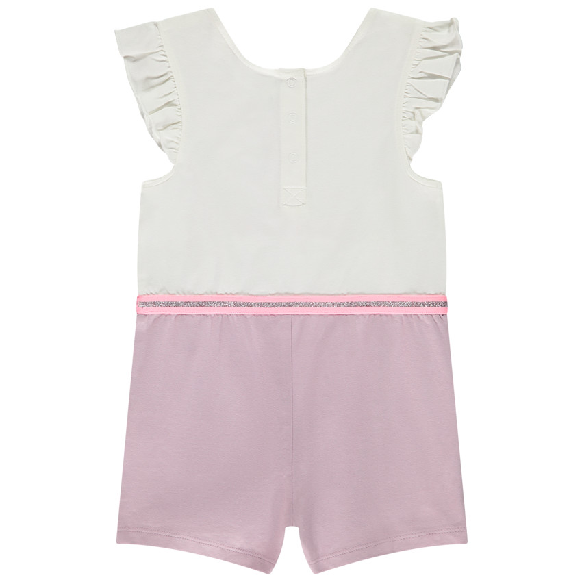 Mono corto efecto 2 en 1 Minnie Disney para bebé niña 