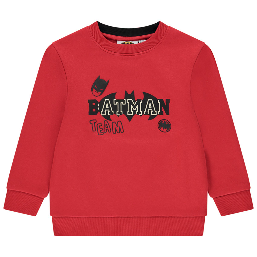 Sudadera de felpa lisa con estampado de Batman Warner para niño 
