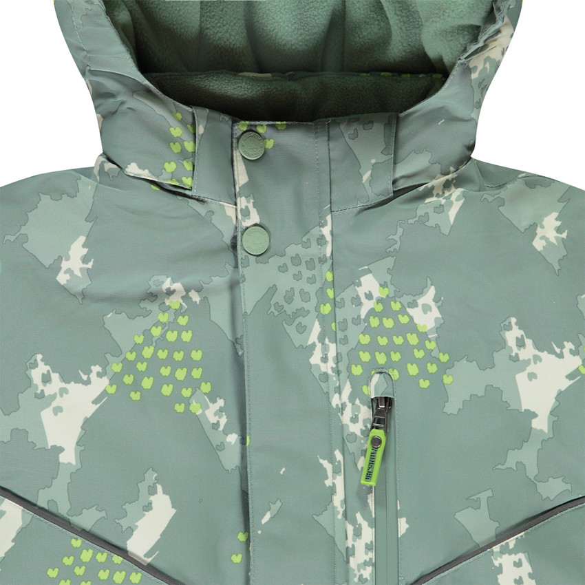 Chaqueta de esquí forrada con estampado fantasía para niño 