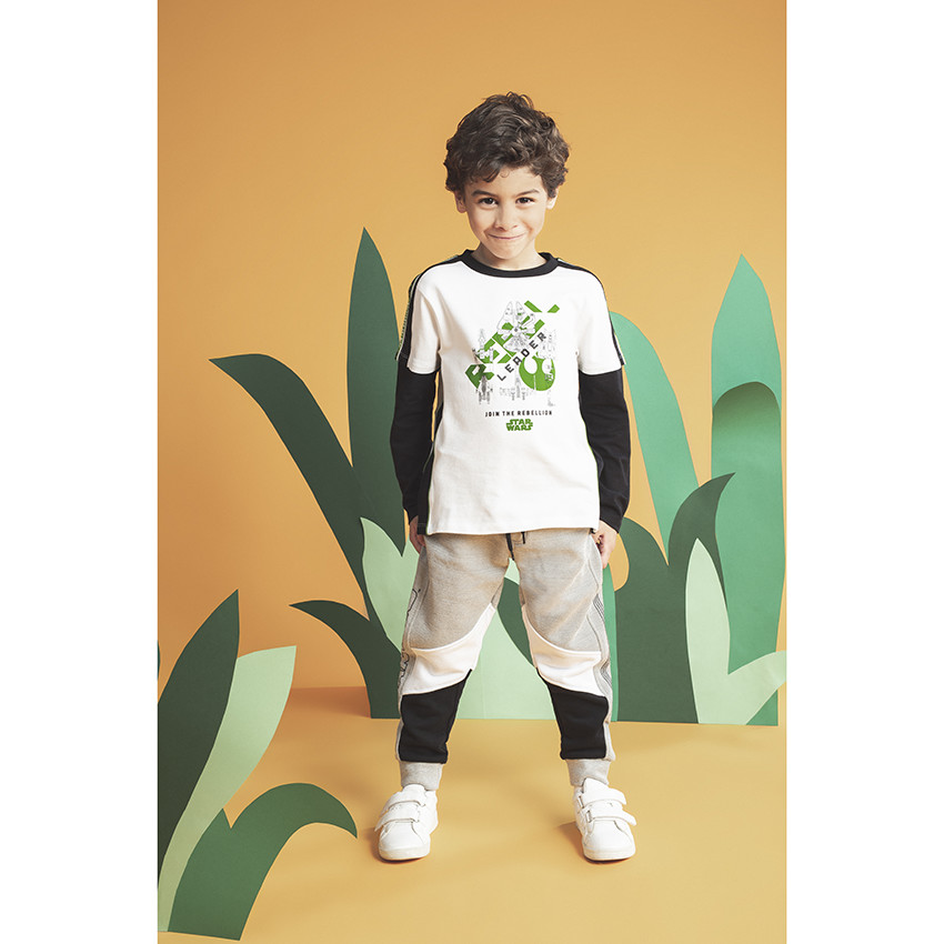 Camiseta de manga larga con efecto 2 en 1 Star Wars 