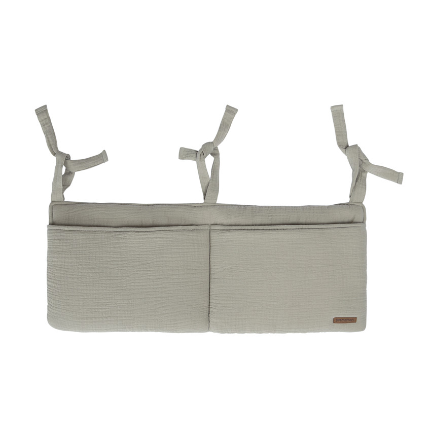 Bolsa de cama colgante de gasa verde 