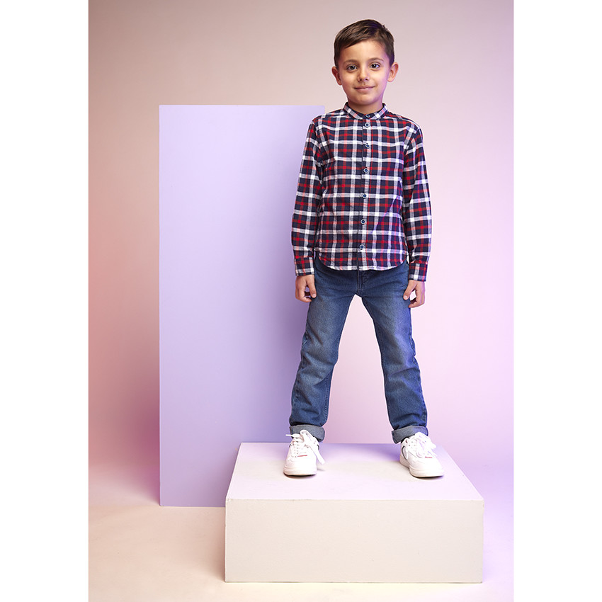 Vaqueros slim efecto lavado niño 
