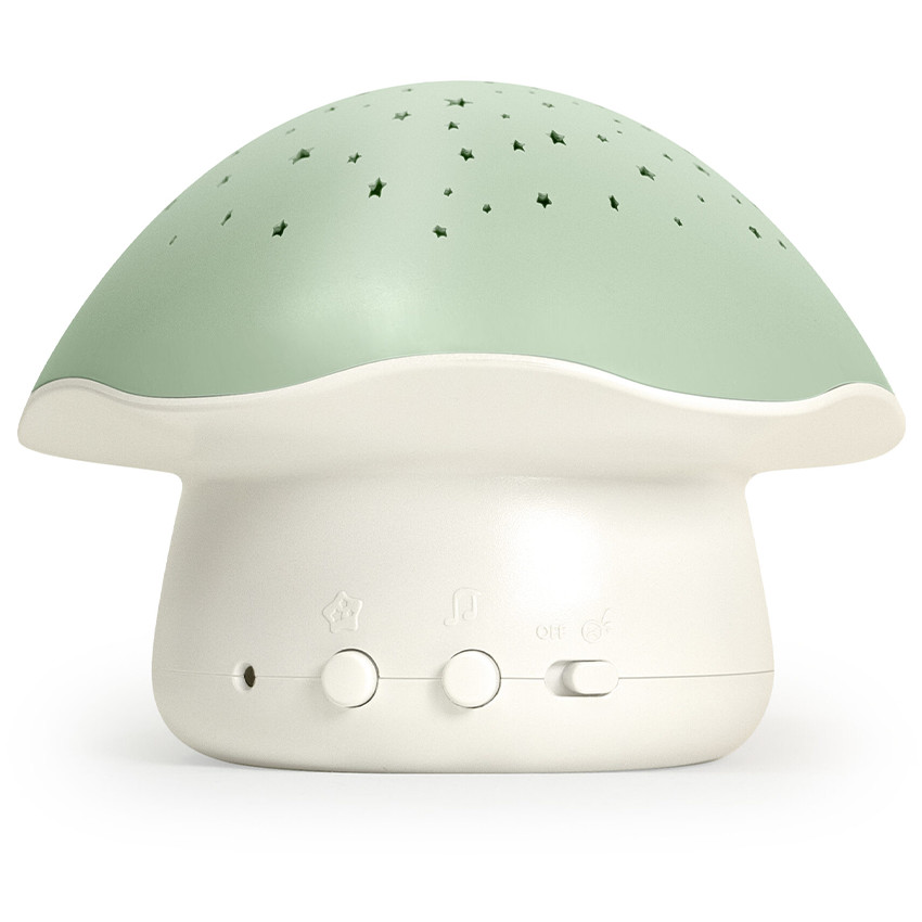 Veilleuse projecteur d'étoiles et musical Vert Champignon Vert 