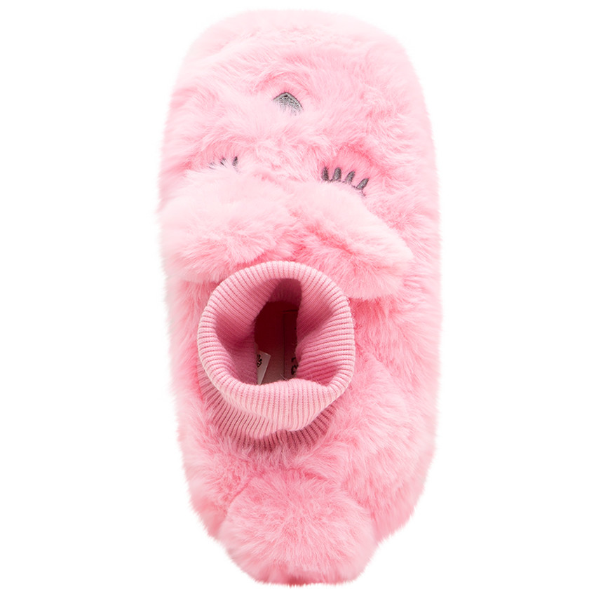 Zapatillas con forma de conejo de peluche con orejas de relieve   Additional Zapatillas con forma de conejo de peluche con orejas de relieve