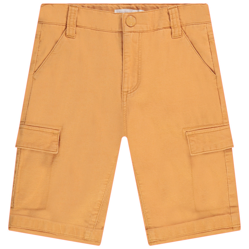 Bermuda liso estilo cargo para niño 