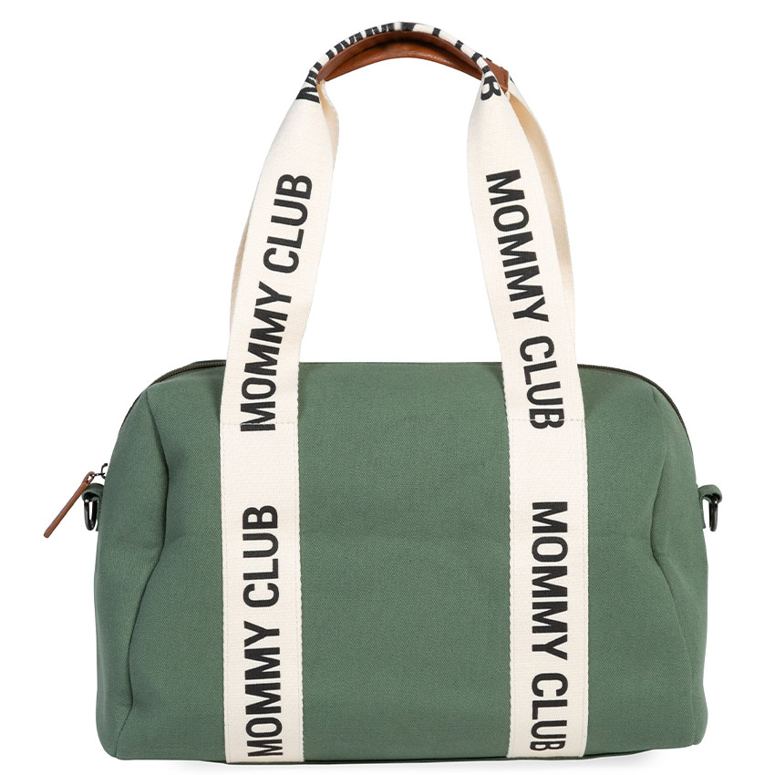 Sac à langer Mommy Club Signature Canvas Vert  
