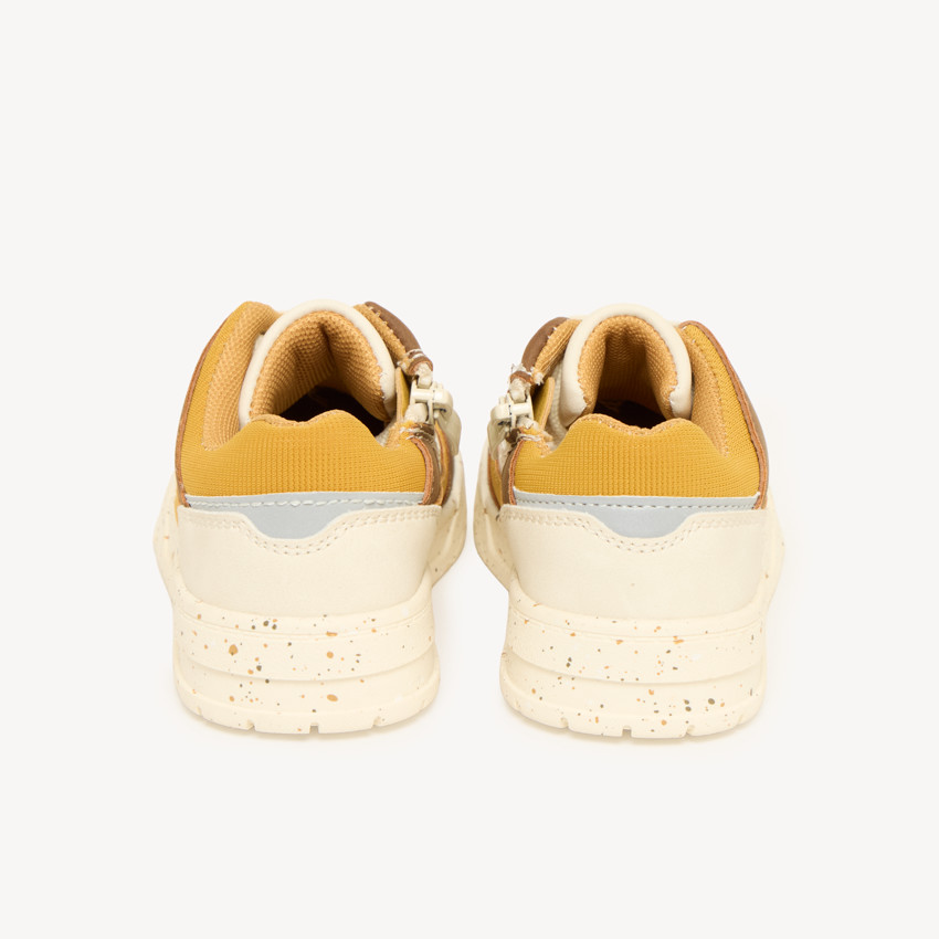 Zapatillas deportivas niño con cordones y cremallera 