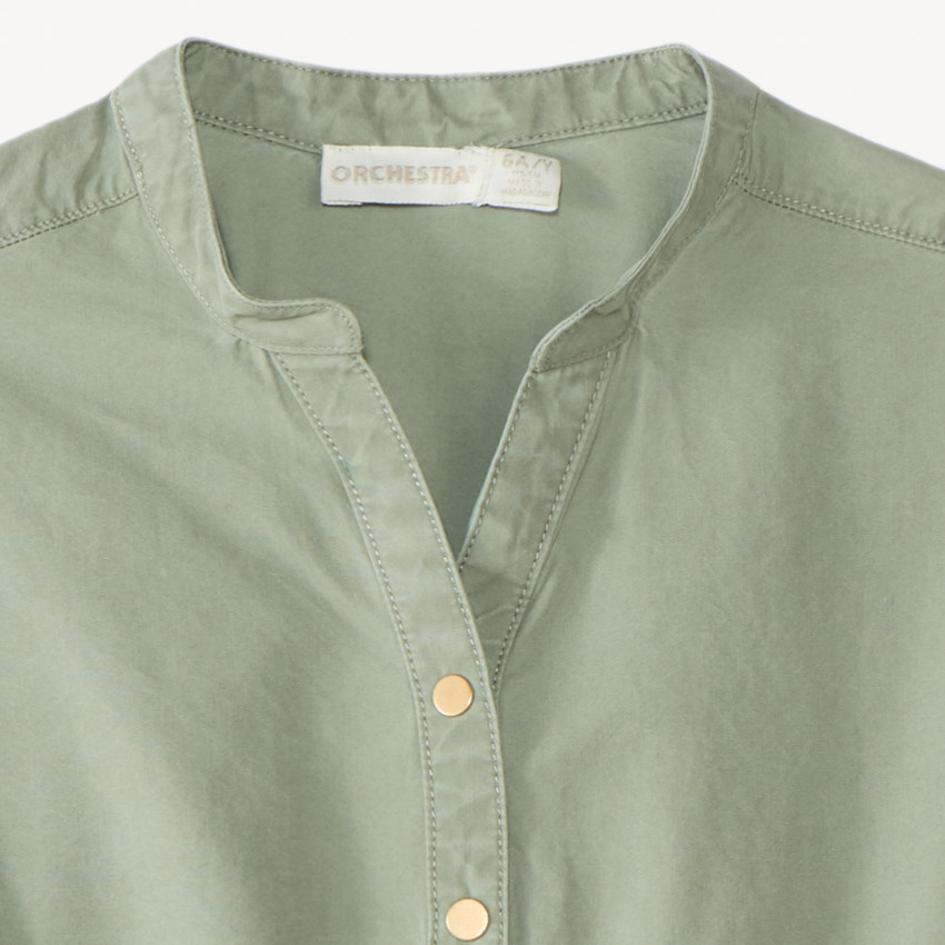 Mono sin mangas con cinturón de flores para niña 