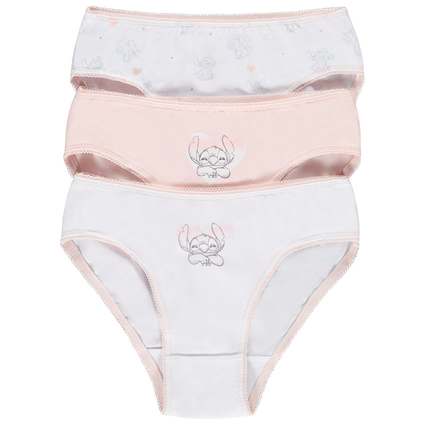 Lote de 3 braguitas Stitch Disney para niña 