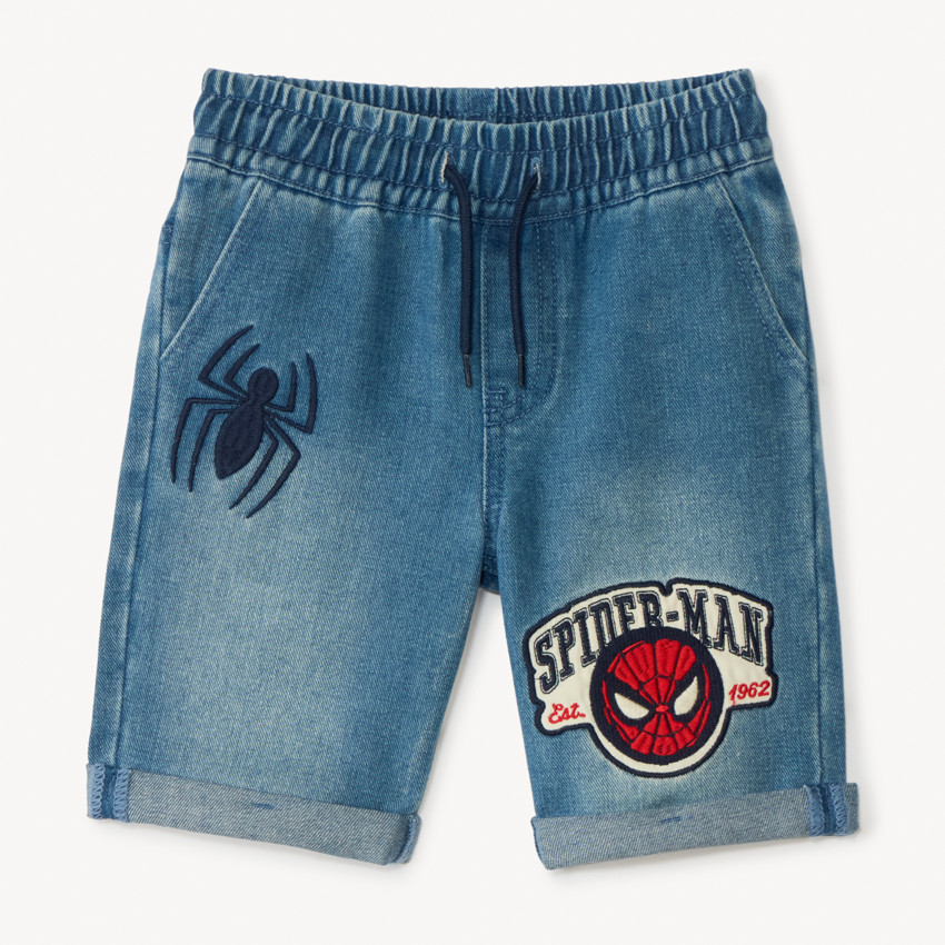 Bermudas de mezclilla de Spider-Man Marvel para niño 